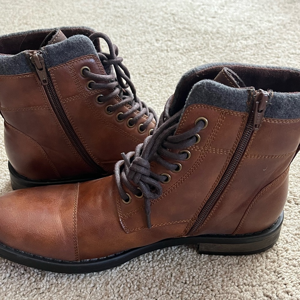 QUIQUI Brown zipper boots